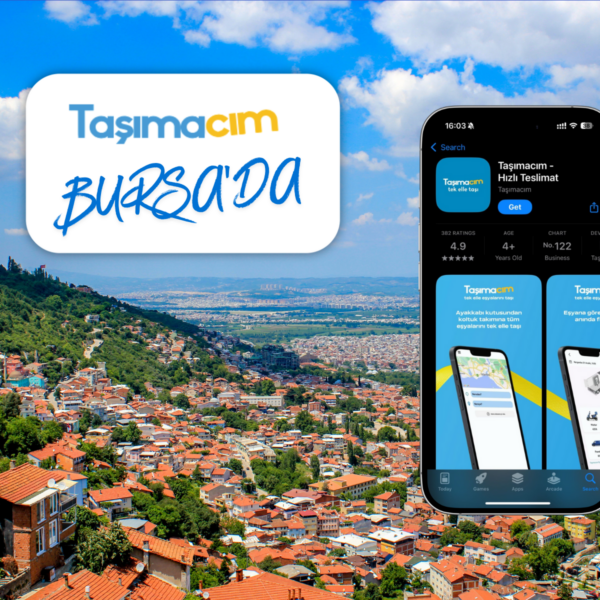 Taşımacım Bursa parça eşya taşıma hizmeti ve şehir içi nakliye sürecini gösteren dijital taşıma planlama ekranı.