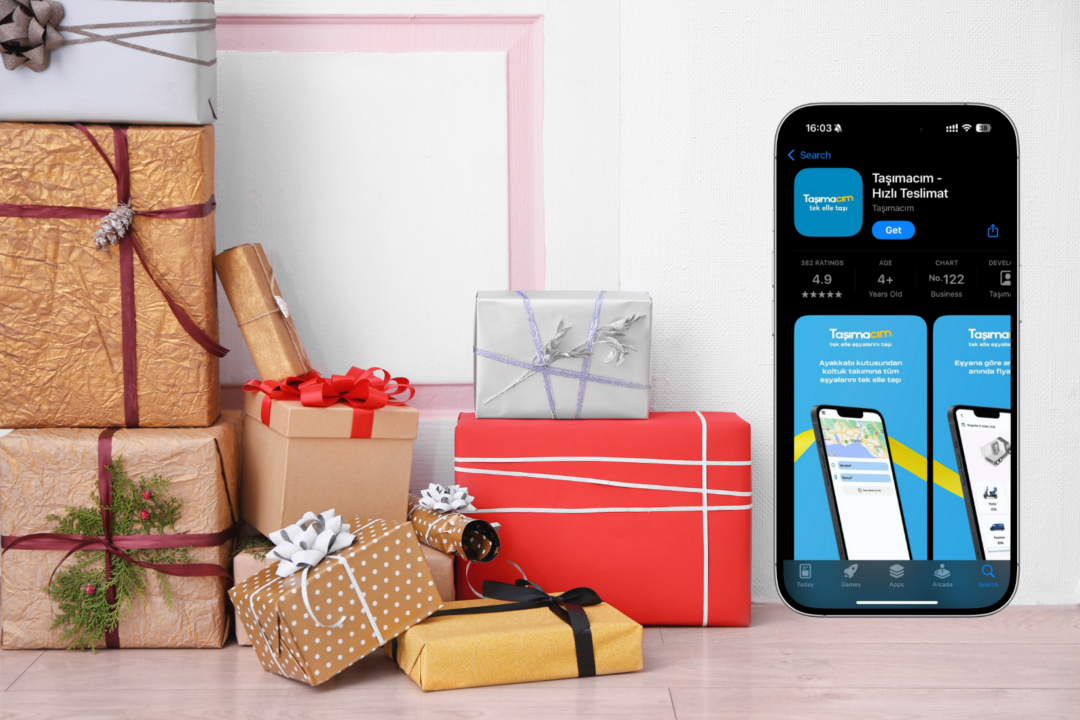 Özel günlerde hızlı teslimat ve parça eşya taşıma için Taşımacım nakliye uygulaması.