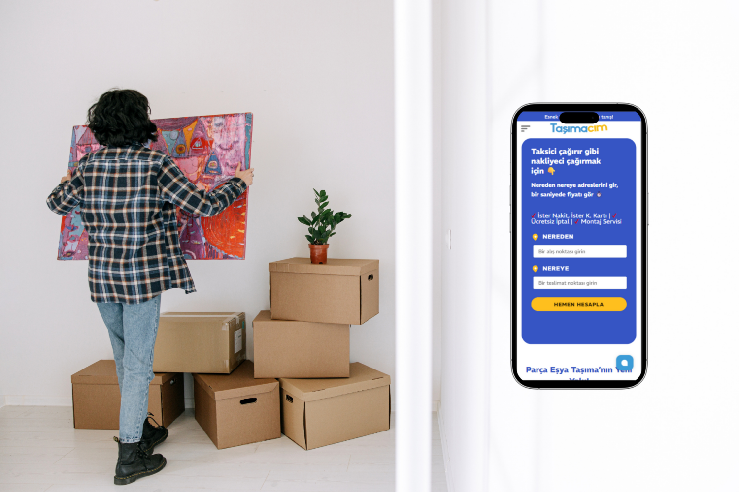 Ev taşıma, tek parça eşya ve ikinci el mobilya için doğru nakliye firması seçimini anlatan rehber görsel